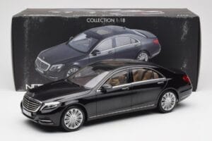 Mercedes S-Class W222 Negru Metallic Norev 1:18 183480 Metal - imaginea 8 din 8