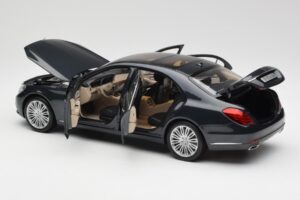 Mercedes S-Class W222 Albastru Antracit Metallic Norev 1:18 B66960157 Metal - imaginea 5 din 8