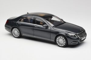 Mercedes S-Class W222 Albastru Antracit Metallic Norev 1:18 B66960157 Metal - imaginea 6 din 8