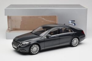 Mercedes S-Class W222 Albastru Antracit Metallic Norev 1:18 B66960157 Metal - imaginea 8 din 8