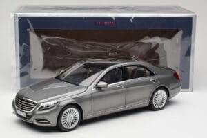 Mercedes S-Class W222 Grey Metallic Norev 1:18 183481 Metal - imaginea 8 din 8
