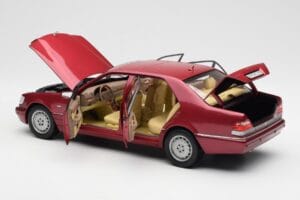 Mercedes S500 W140 Roșu Metallic Norev 1:18 183579 Metal - imaginea 5 din 8