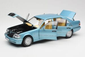 Mercedes S500 W140 Turcoaz Metalizat Norev 1:18 183561 Metal - imaginea 2 din 8