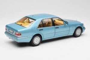 Mercedes S500 W140 Turcoaz Metalizat Norev 1:18 183561 Metal - imaginea 3 din 8