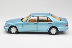 Mercedes S500 W140 Turcoaz Metalizat Norev 1:18 183561 Metal - imaginea 4 din 8