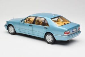 Mercedes S500 W140 Turcoaz Metalizat Norev 1:18 183561 Metal - imaginea 7 din 8