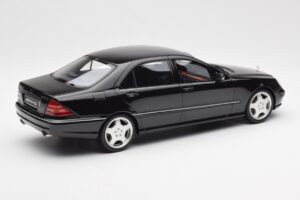 Mercedes AMG S55 W220 Negru Otto 1:18 OT832 Rășină - imaginea 2 din 6