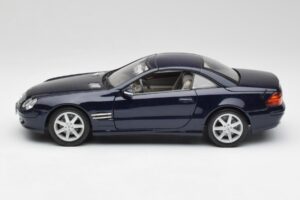 Mercedes SL 500 R230 Albastru Maisto 1:18 B66962126 Metal - imaginea 4 din 8