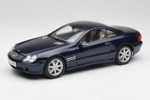 Mercedes SL 500 R230 Albastru Maisto 1:18 B66962126 Metal