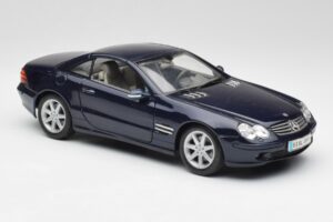 Mercedes SL 500 R230 Albastru Maisto 1:18 B66962126 Metal - imaginea 6 din 8