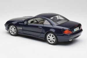 Mercedes SL 500 R230 Albastru Maisto 1:18 B66962126 Metal - imaginea 7 din 8
