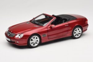 Mercedes SL 500 R230 Red Metallic Ediție Limitată Norev 1:18 183841 Metal