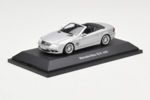 Mercedes SL 55 AMG R230 Argintiu Minichamps 1:43 B66962347 Metal - imaginea 2 din 4