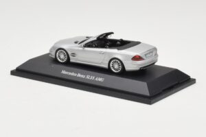 Mercedes SL 55 AMG R230 Argintiu Minichamps 1:43 B66962347 Metal - imaginea 3 din 4