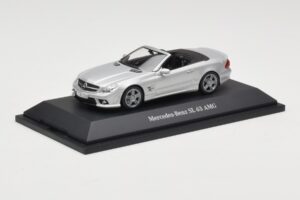 Mercedes SL 63 AMG R230 Silver Metallic Minichamps 1:43 B66960018 Metal - imaginea 2 din 4