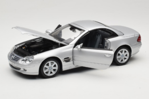 Mercedes SL R129 Argintiu Minichamps 1:18 B66962133 Metal - imaginea 3 din 10