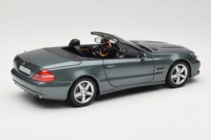 Mercedes SL R230 Amiant Green Minichamps 1:18 B66962389 Metal - imaginea 3 din 8
