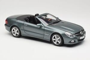 Mercedes SL R230 Amiant Green Minichamps 1:18 B66962389 Metal - imaginea 6 din 8