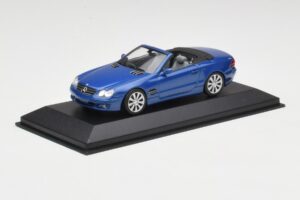 Mercedes SL R230 Tanzanite Albastru Minichamps 1:43 B66962250 Metal - imaginea 2 din 4
