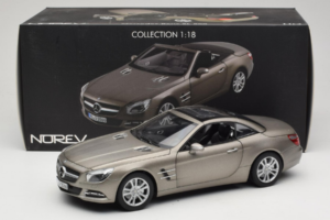 Mercedes SL500 R231 Dark Grey Matt Norev 1:18 183590 Metal - imaginea 9 din 9