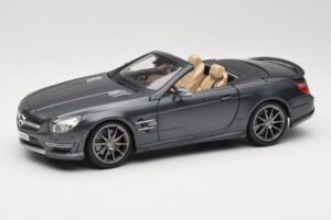 Mercedes SL65 AMG Black Series R230 Matte Black Maisto 1:18 36198 Metal