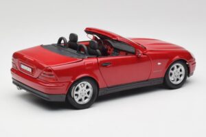 Mercedes SLK 230 R170 Roșu Maisto 1:18 56023 Metal - imaginea 4 din 9