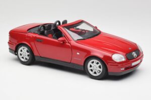 Mercedes SLK 230 R170 Roșu Maisto 1:18 56023 Metal - imaginea 7 din 9