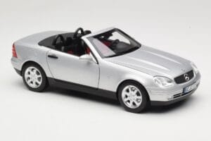 Mercedes SLK R170 Brilliant Silver Norev 1:18 183020 Metal - imaginea 7 din 9