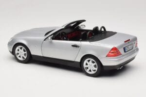 Mercedes SLK R170 Brilliant Silver Norev 1:18 183020 Metal - imaginea 8 din 9