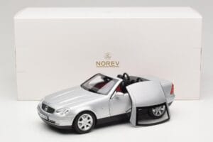 Mercedes SLK R170 Brilliant Silver Norev 1:18 183020 Metal - imaginea 9 din 9