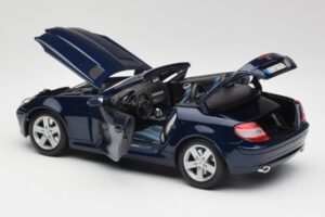 Mercedes SLK R171 Albastru Maisto 1:18 B66962190 Metal - imaginea 5 din 8