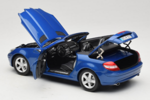Mercedes SLK R171 Blue Metallic Minichamps 1:18 100033131 Metal - imaginea 7 din 11