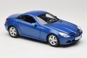 Mercedes SLK R171 Blue Metallic Minichamps 1:18 100033131 Metal - imaginea 9 din 11
