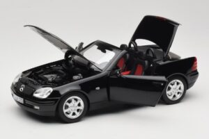 Mercedes SLK200 R170 Negru Norev 1:18 B66040714 Metal - imaginea 2 din 9