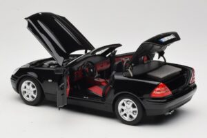 Mercedes SLK200 R170 Negru Norev 1:18 B66040714 Metal - imaginea 6 din 9