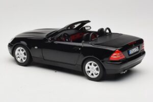 Mercedes SLK200 R170 Negru Norev 1:18 B66040714 Metal - imaginea 8 din 9