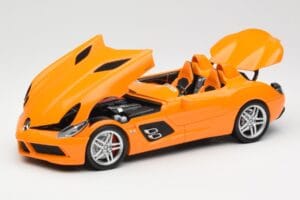 Mercedes SLR McLaren C199 Stirling Moss AMG Solarbeam Metallic Minichamps 1:18 100038400 Metal - imaginea 2 din 8