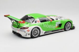 Mercedes AMG SLS C197 GT3 MS Racing #22 V. Sigacev / C. Stoll ADAC GT Masters 2011 Minichamps 1:18 151113102 Metal - imaginea 2 din 6