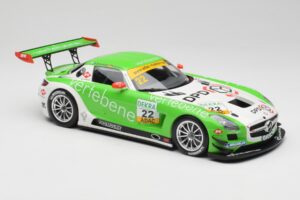 Mercedes AMG SLS C197 GT3 MS Racing #22 V. Sigacev / C. Stoll ADAC GT Masters 2011 Minichamps 1:18 151113102 Metal - imaginea 4 din 6