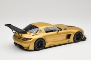 Mercedes AMG SLS C197 GT3 Street Auriu Minichamps 1:18 151113106 Metal - imaginea 2 din 6