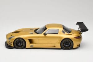 Mercedes AMG SLS C197 GT3 Street Auriu Minichamps 1:18 151113106 Metal - imaginea 3 din 6