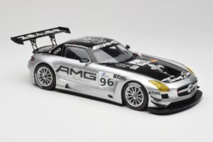 Mercedes AMG SLS C197 GT3 Team AMG China #96 M. Hakkinen / C. Cheng Zhuhai 6th 2011 Minichamps 1:18 151113196 Metal - imaginea 4 din 6