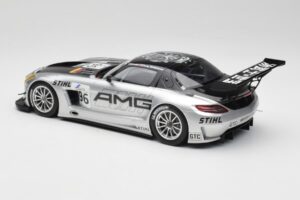 Mercedes AMG SLS C197 GT3 Team AMG China #96 M. Hakkinen / C. Cheng Zhuhai 6th 2011 Minichamps 1:18 151113196 Metal - imaginea 5 din 6