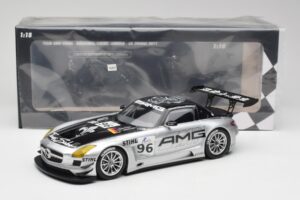 Mercedes AMG SLS C197 GT3 Team AMG China #96 M. Hakkinen / C. Cheng Zhuhai 6th 2011 Minichamps 1:18 151113196 Metal - imaginea 6 din 6