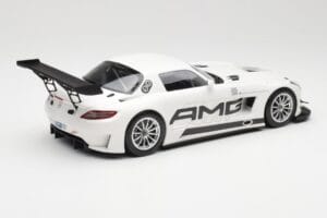 Mercedes AMG SLS C197 GT3 Street Alb Minichamps 1:18 151123107 Metal - imaginea 2 din 6
