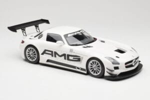 Mercedes AMG SLS C197 GT3 Street Alb Minichamps 1:18 151123107 Metal - imaginea 4 din 6