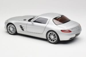 Mercedes SLS AMG C197 Iridium Argintiu Minichamps 1:18 100039026 Metal - imaginea 7 din 8