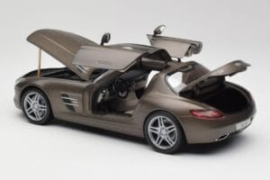Mercedes SLS AMG C197 Monza Gri Minichamps 1:18 B66960044 Metal - imaginea 5 din 8