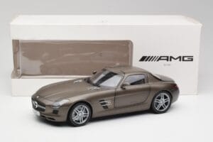 Mercedes SLS AMG C197 Monza Gri Minichamps 1:18 B66960044 Metal - imaginea 8 din 8