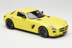 Mercedes SLS AMG C197 Galben Minichamps 1:18 100039022 Metal - imaginea 6 din 8